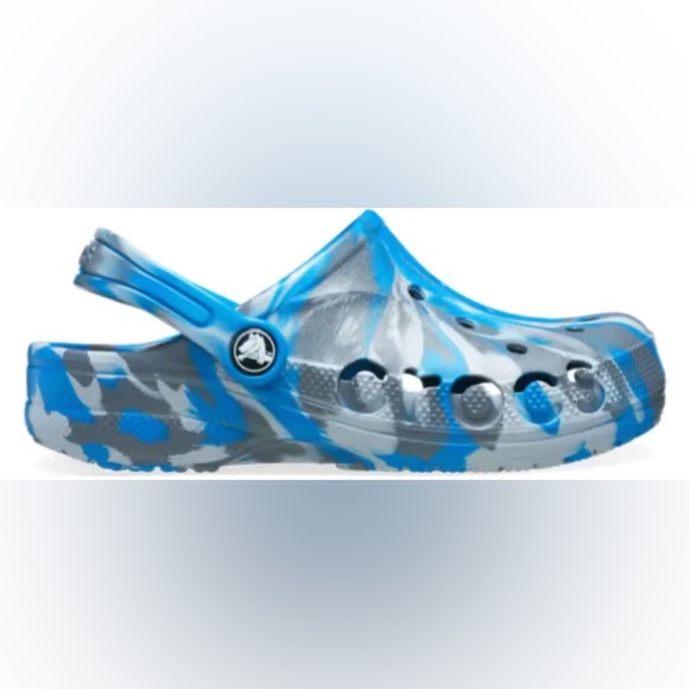 Crocs Blue and Gray Toddler Size 8